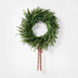 New 30" Fresh Cut Pine Christmas Wreath - Threshold designed with Studio McGee
